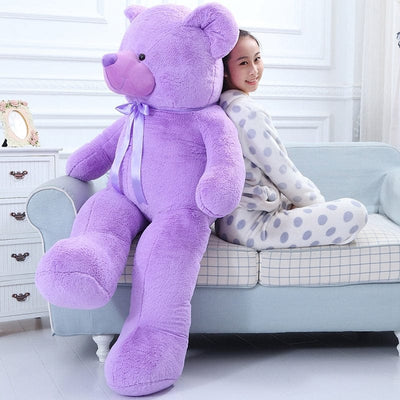 Grande Peluche Ours Violet