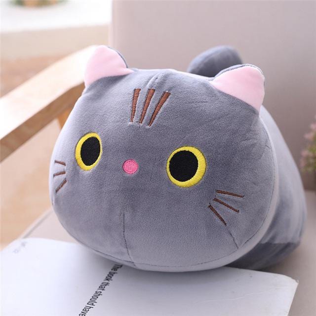 Peluche Chat Gris