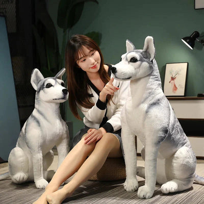 Peluche Chien Husky de Sibérie