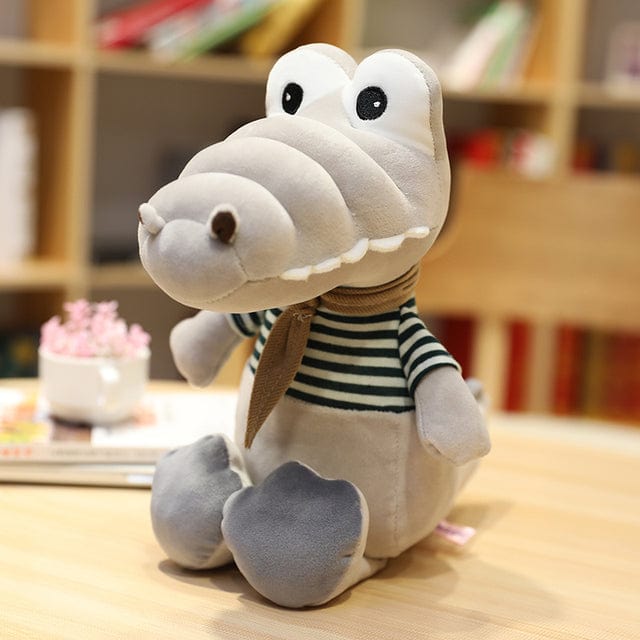 Peluche Crocodile Blanc