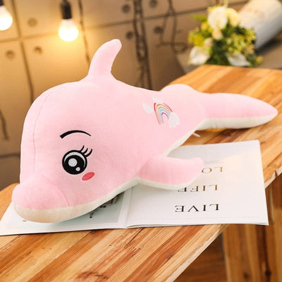 Peluche Dauphin Rose