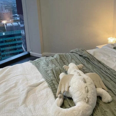 Peluche Dragon Blanc