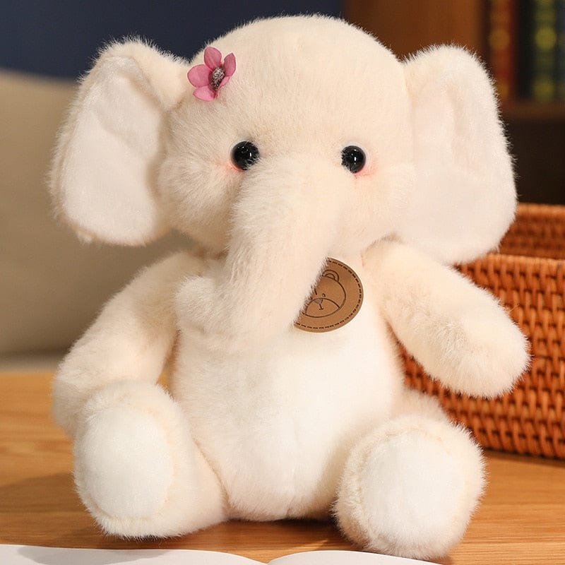 Peluche Éléphant Blanc