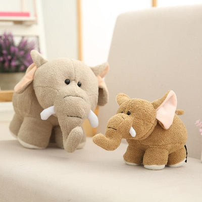Peluche Éléphant Marron