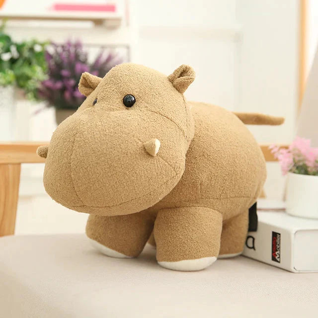 Peluche Elephant & Rhinocéros