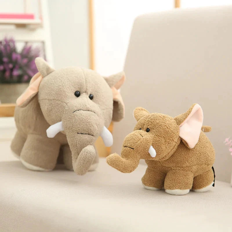 Peluche Elephant & Rhinocéros
