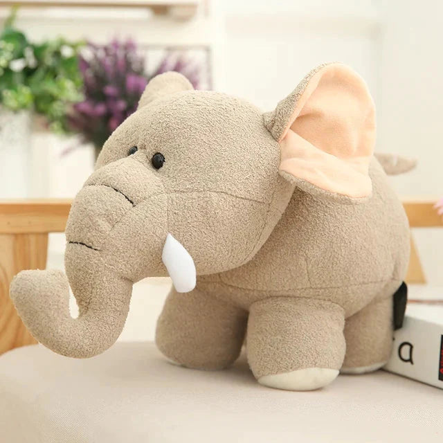 Peluche Elephant & Rhinocéros