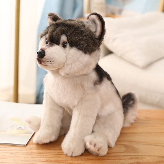 Peluche Loup Réaliste