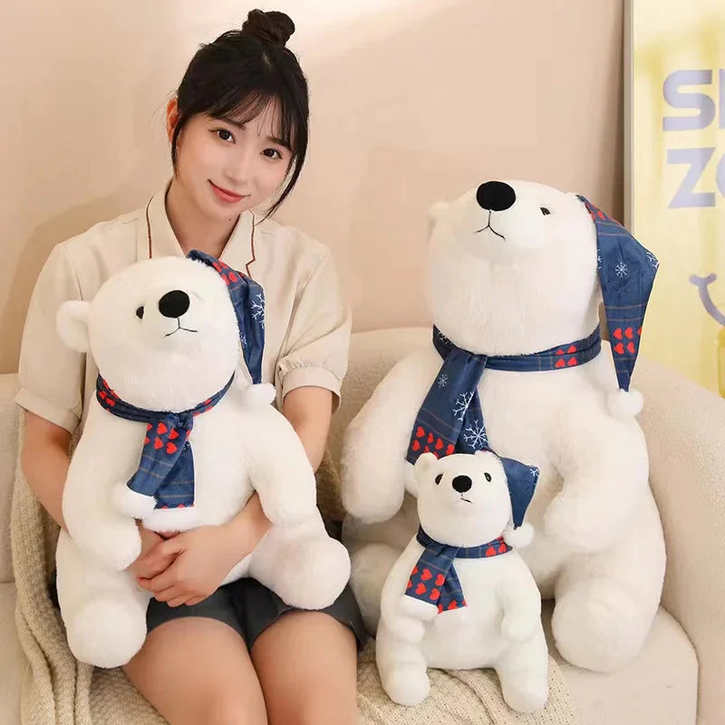 Peluche Ours Polaire de Noël