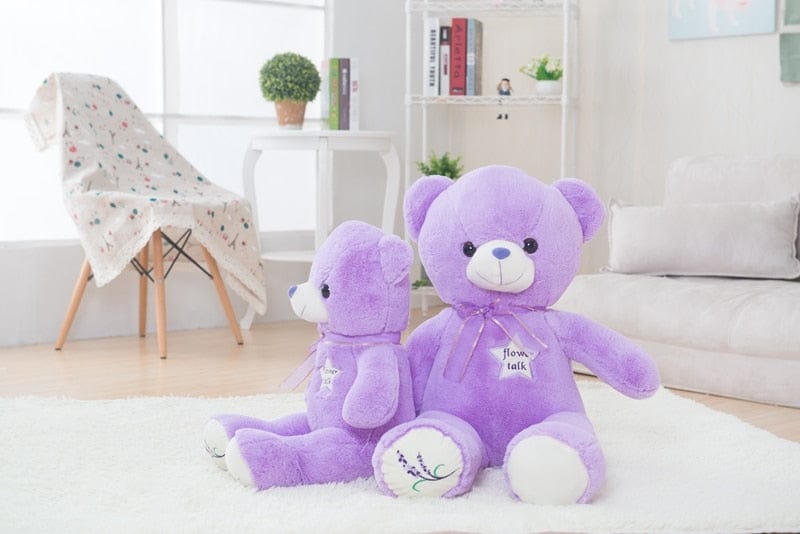 Peluche Ours Violet