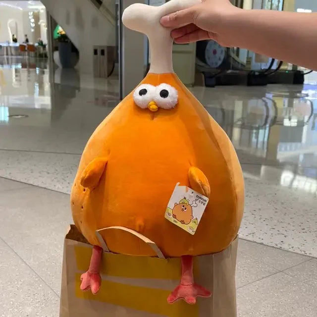 Peluche Poule Cuisse de Poulet