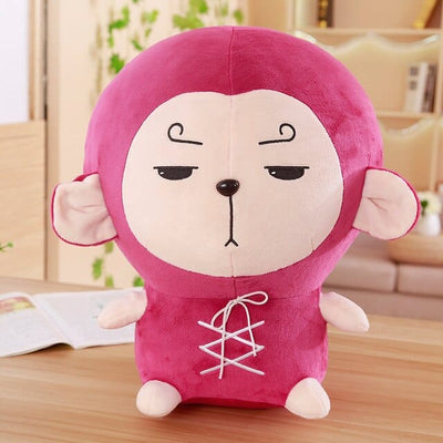 Peluche Singe Rose