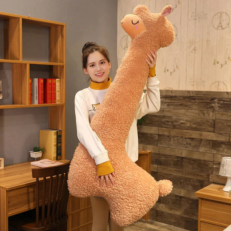 Énorme animal en peluche Lama