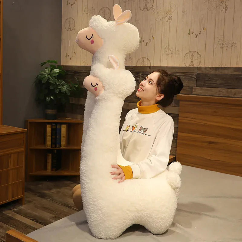 Énorme animal en peluche Lama