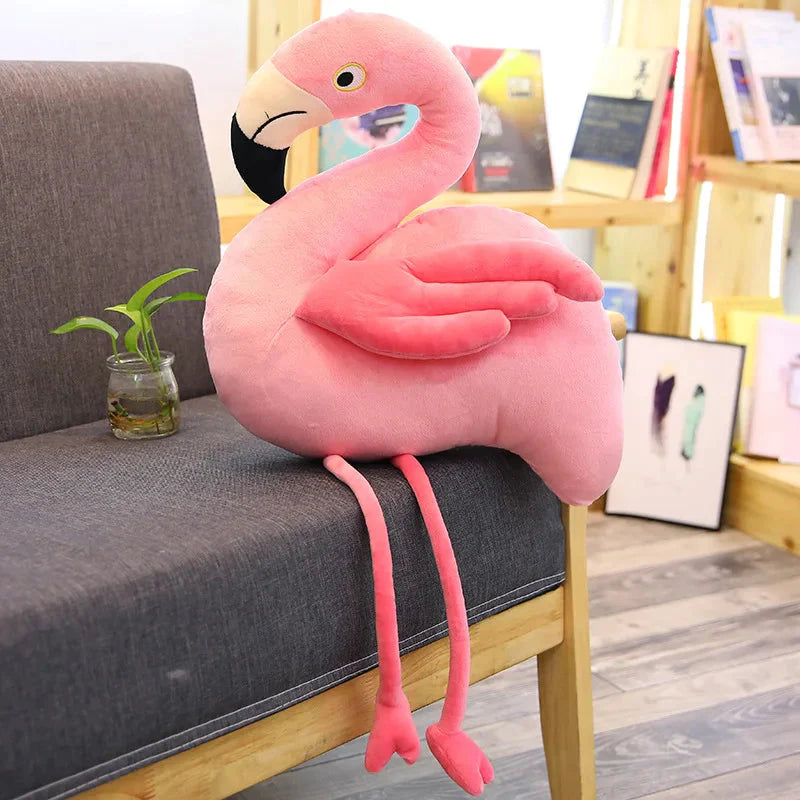 Grande Peluche Flamant Rose