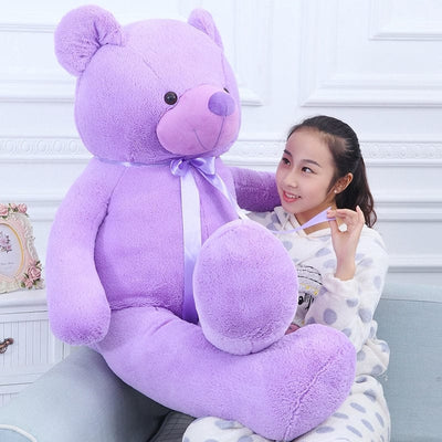 Grande Peluche Ours Violet