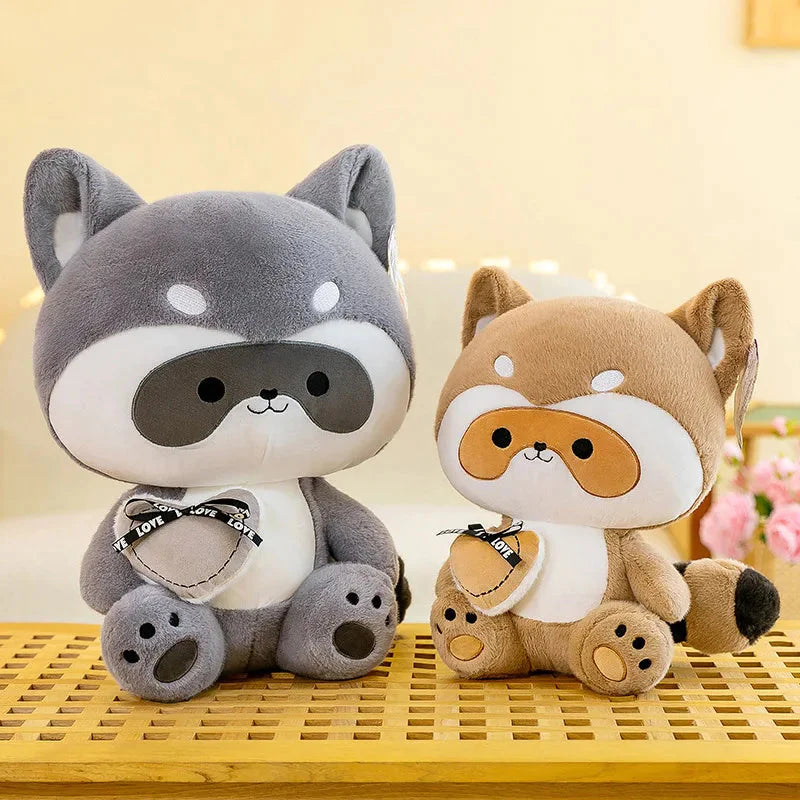 Grande Peluche Raton Laveur
