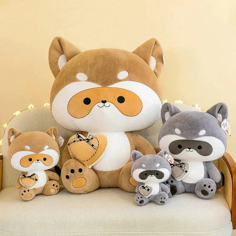 Grande Peluche Raton Laveur