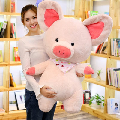 Grosse Peluche Cochon