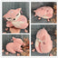 Grosse Peluche Renard Rose