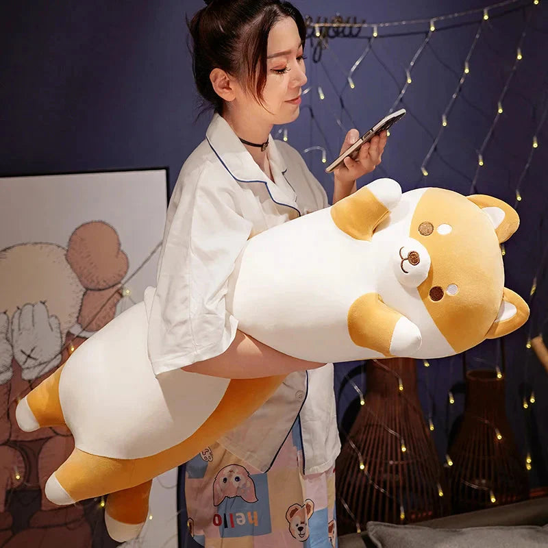 Grosse Peluche Shiba Inu