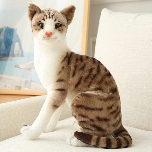 Peluche Chat Réaliste