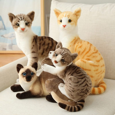 Peluche Chat Réaliste