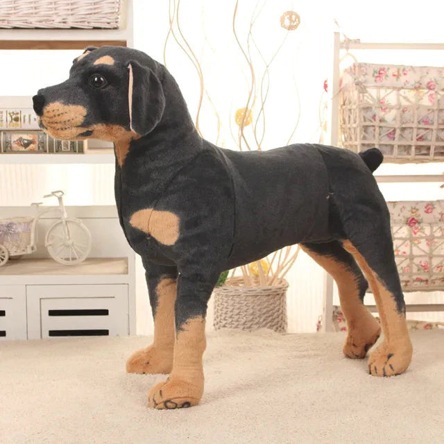 Peluche Chien Dobermann