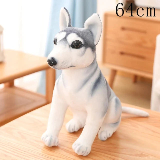 Peluche Chien Husky de Sibérie