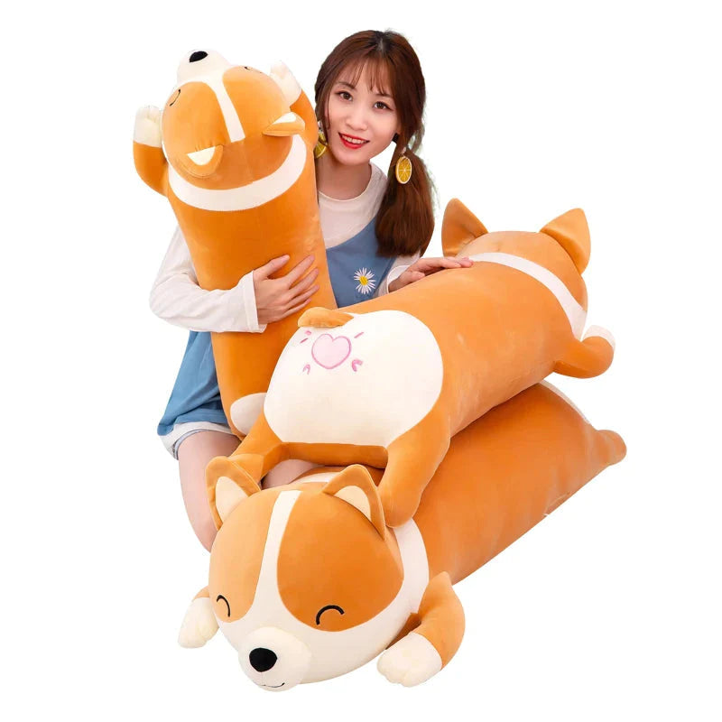 Peluche Chien Shiba Géant