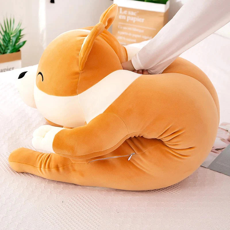 Peluche Chien Shiba Géant