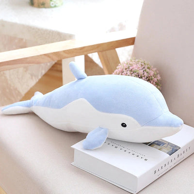 Peluche Dauphin Bleu