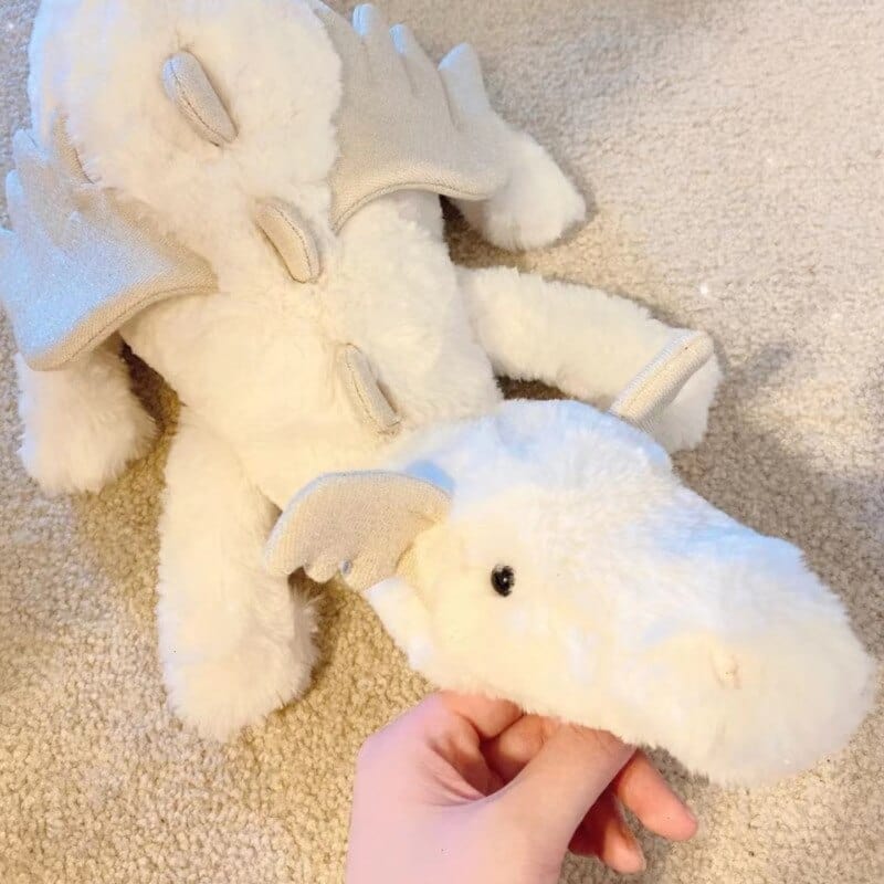 Peluche Dragon Blanc