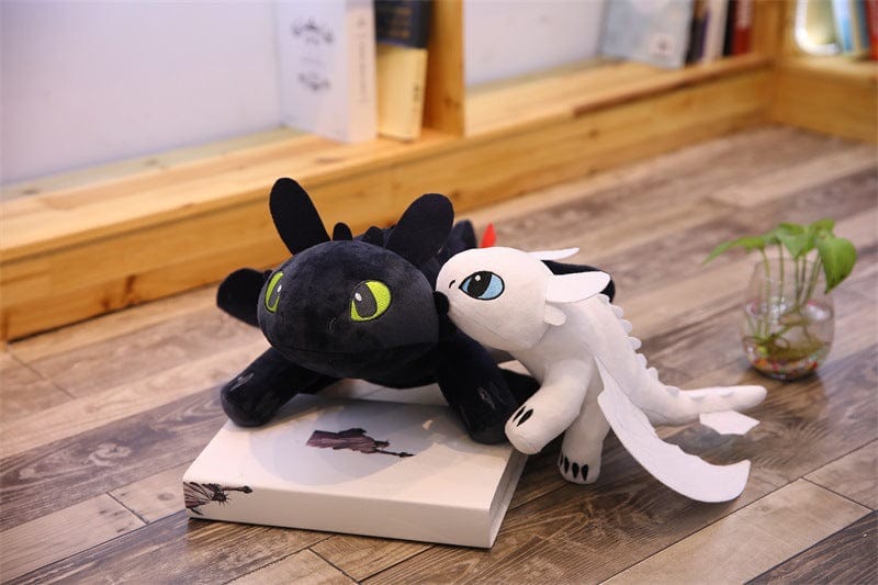 Peluche Dragon Krokmou Blanc