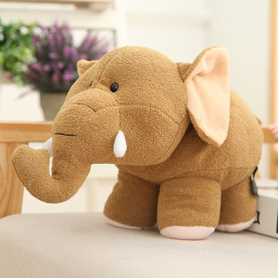 Peluche Éléphant Marron
