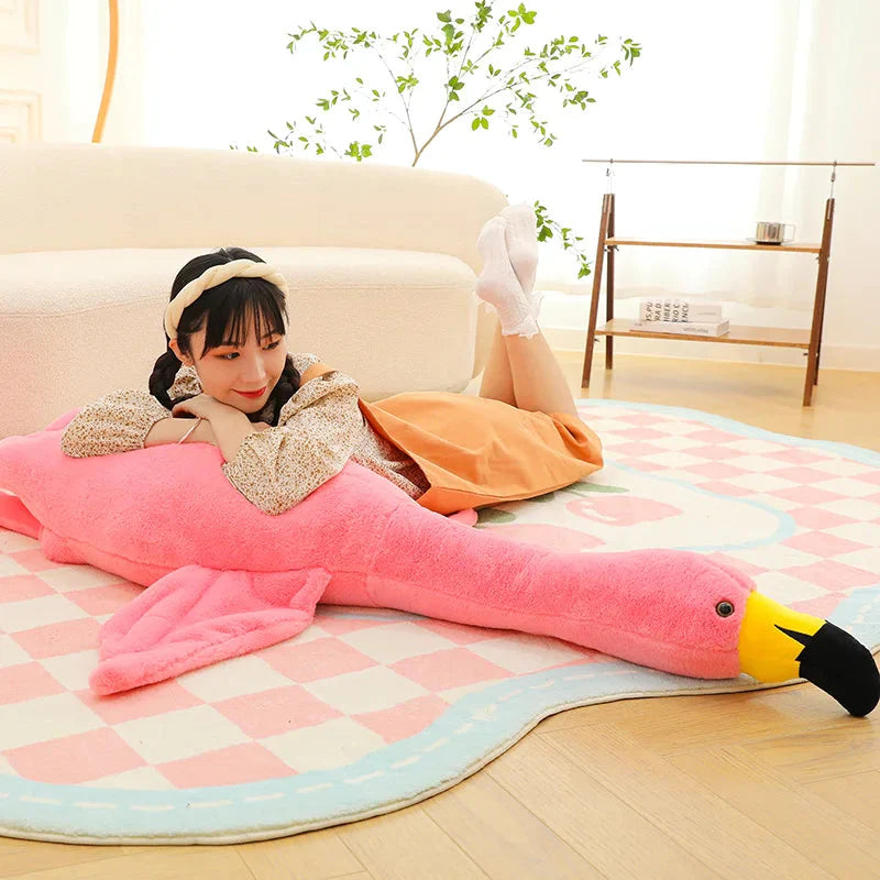Peluche Flamant Rose Géant