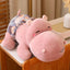 Peluche Hippopotame Rose