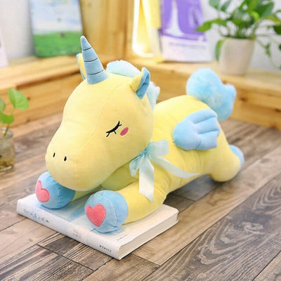 Peluche Licorne Jaune