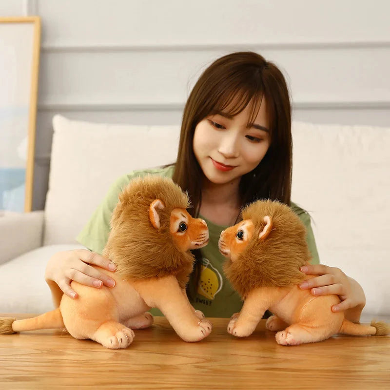 Peluche Lion Réaliste