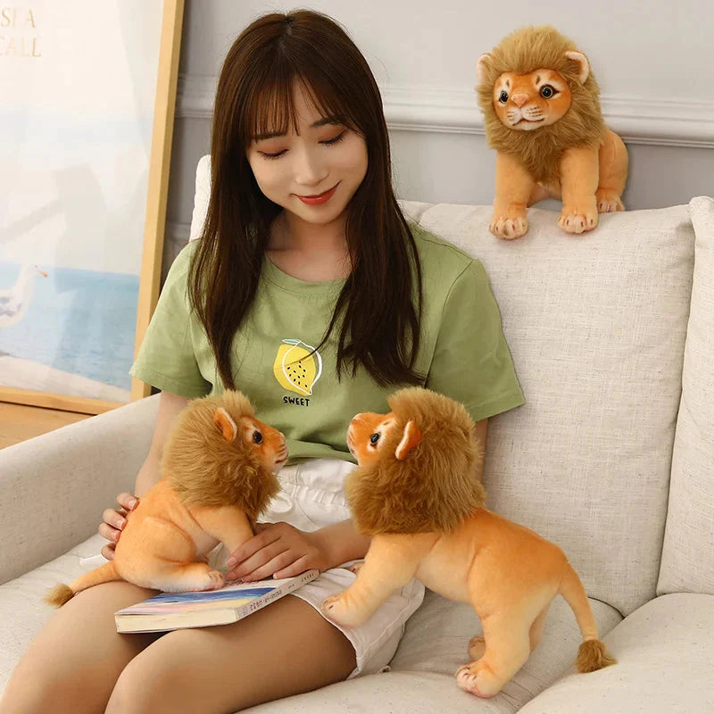 Peluche Lion Réaliste