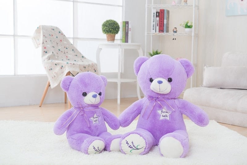 Peluche Ours Violet